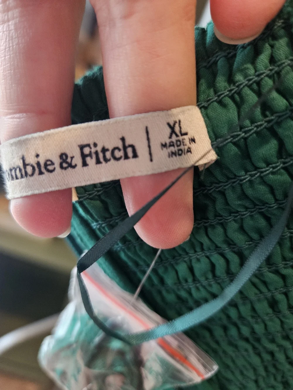 Abercrombie & Fitch Teal Green Maxi Dress